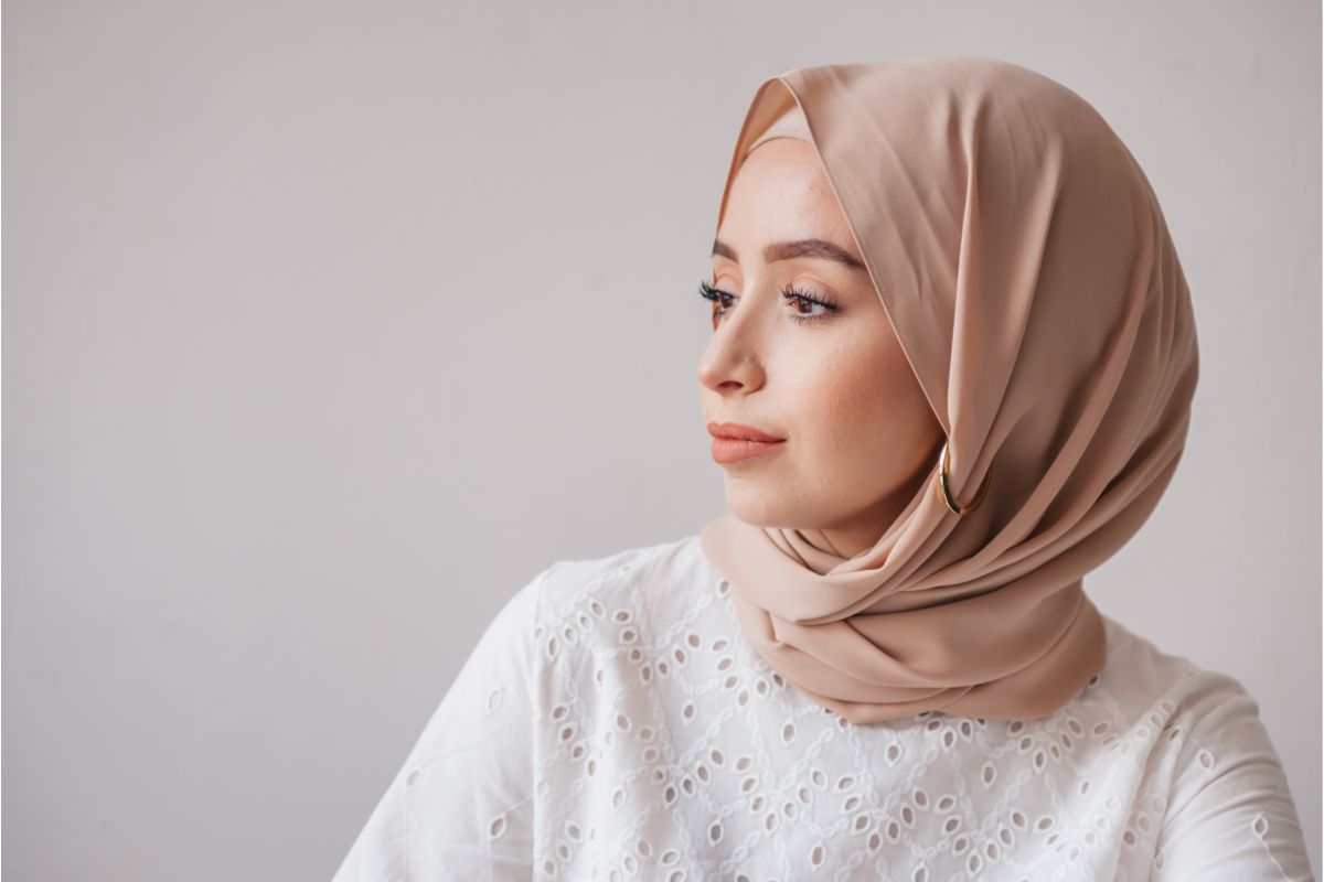 Hijab en polyester