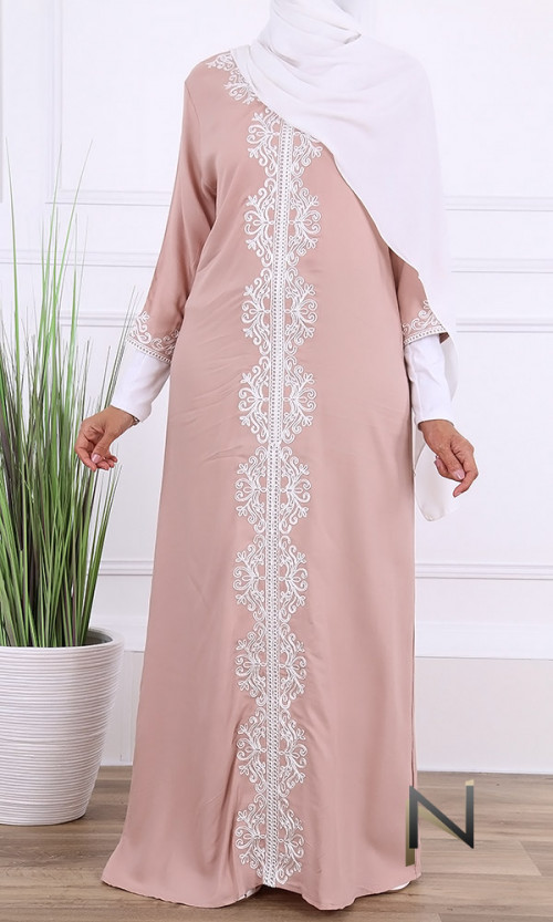 robe longue brodée nabira.fr